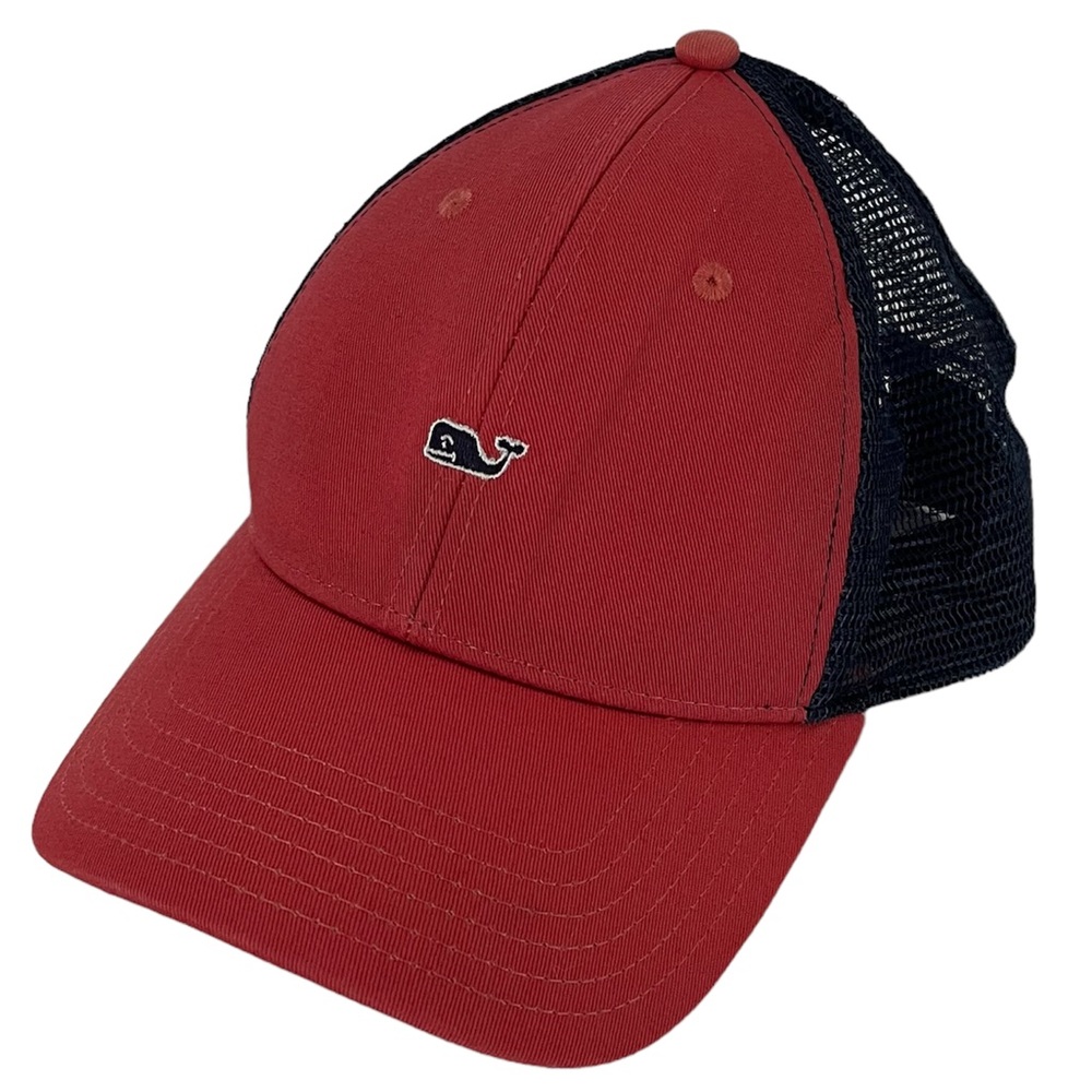 Vineyard Vines Red/Navy Trucker Hat SnapBack